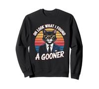 Oh Look What I Found A Gooner, Funny Gen Z Brain rot Meme Sweatshirt
