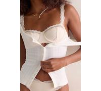 Oh My Darling Cotton Balconette Underwire Bra by Intimately at Free People in Tea Combo, Size: 32 B - female