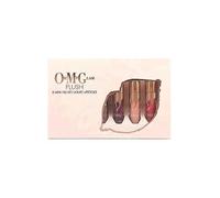 Oh My Glam Plush Velvet 6 Piece Mini Liquid Lipstick Gift Set 6 x 0.8ml Natural