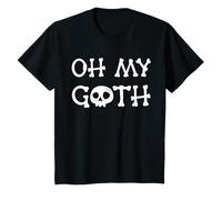 Oh My Goth. Bones with Skull, Alternative Kids, Boys & Girls T-Shirt