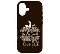 Oh My Gourd! i love fall,Funny Thanksgiving Turkey Family Case for iPhone 17