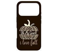 Oh My Gourd! i love fall,Funny Thanksgiving Turkey Family Case for iPhone 17 Pro