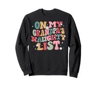 Oh My Grandpa's Naughty List Merry Christmas Family Matching Sweatshirt