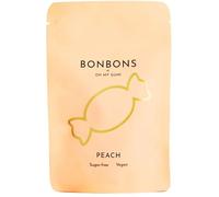 OH MY GUM! Peach Bonbons (10 Pieces per Pouch, Box of 10 Pouches) |Sugar Free & Vegan | Allergen-Free, Plant-Based Sweets/Candy | Naturally Flavoured Peach Sweets