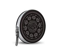 Oh My Pop! Black Cookie-Round Purse Coin Pouch, 12 cm, Black