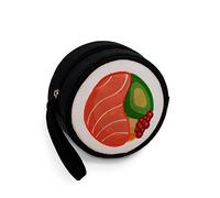 Oh My Pop! Maki-Sushi Purse, Black, 9 x 9 cm