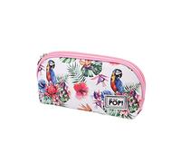 Oh My Pop! Parrot-Small Jelly Toiletry Bag, White, 27 x 14 cm