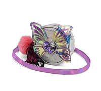 Oh My Pop! Wings-Small Round Shoulder Bag, Silver, 12.5 x 12.5 cm