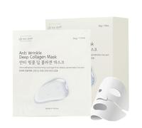 Oh My Pure Anti Wrinkle Face Mask with Collagen Hydrogel, 5 Pack, Maximum Moisturization, Improves Skin Texture, Affordable Luxury, Radiant Skin, Reduces Fine Lines and