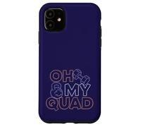 Oh My Quad Funny Leg Day Fitness Case for iPhone 11