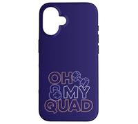 Oh My Quad Funny Leg Day Fitness Case for iPhone 16