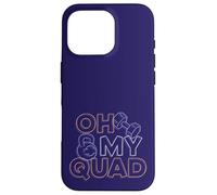 Oh My Quad Funny Leg Day Fitness Case for iPhone 16 Pro
