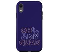 Oh My Quad Funny Leg Day Fitness Case for iPhone XR