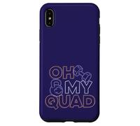 Oh My Quad Funny Leg Day Fitness Case for iPhone XS Max