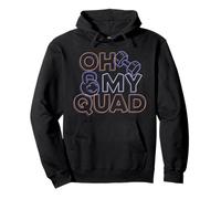 Oh My Quad Funny Leg Day Fitness Pullover Hoodie