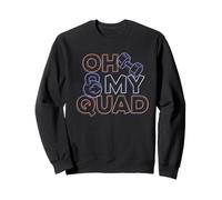 Oh My Quad Funny Leg Day Fitness Sweatshirt