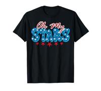 Oh My Stars, Happy 4th of July, Patriotic Independence Day T-Shirt