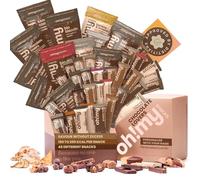 Oh!mysnacks Chocolate Lovers - Healthy Snacks with Low Calorie Chocolate | Gift Hamper of Low Sugar Snacks | High Protein Snacks Food Hamper containing Low Calorie Snacks (45 Snacks)
