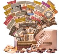 Oh!mysnacks No White Sugar Box - Gift Hamper of Healthy Snacks for Adults | No White Sugar Snacks | High Protein Snacks with High Fiber | Healthy Snack Bars | Low Calorie Snacks (60 Snacks)