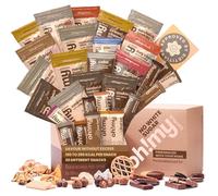 Oh!mysnacks No White Sugar Box - Gift Hamper of Healthy Snacks for Adults | No White Sugar Snacks | High Protein Snacks with High Fiber | Healthy Snack Bars | Low Calorie Snacks (30 Snacks)