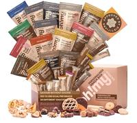 Oh!mysnacks Personalised Healthy Snacks Hamper - Hamper Gifts for Women and Men | Low Calorie Snacks, Protein Bars, Protein Cookies, and More | Treat Box with High Protein Snacks (30 Snacks)