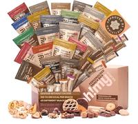 Oh!mysnacks Personalised Healthy Snacks Hamper - Hamper Gifts for Women and Men | Low Calorie Snacks, Protein Bars, Protein Cookies, and more | Treat Box with High Protein Snacks (45 Snacks)