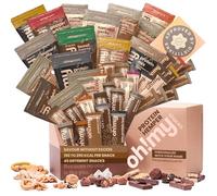 Oh!mysnacks Protein Hamper - Snack Gift Box of High Protein Low Calorie Snacks | Healthy Snacks for Adults | Protein Snack Selection in a Luxury Gift Hamper | High Protein Snacks (45 Snacks)