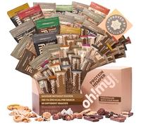 Oh!mysnacks Protein Hamper - Snack Gift Box of High Protein Low Calorie Snacks | Healthy Snacks for Adults | Protein Snack Selection in a Luxury Gift Hamper | High Protein Snacks (60 Snacks)