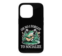 Oh No I Forgot To Socialize Introvert Jokes Case for iPhone 13 Pro