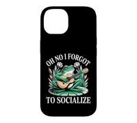 Oh No I Forgot To Socialize Introvert Jokes Case for iPhone 14