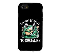 Oh No I Forgot To Socialize Introvert Jokes Case for iPhone SE (2020) / 7/8