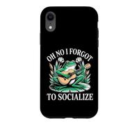 Oh No I Forgot To Socialize Introvert Jokes Case for iPhone XR