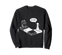 Oh No Knight To Pawn Funny Chess Player Board Game Lover Sweatshirt