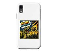 Oh No The Economy Funny T. Rex Dinosaur Meme Case for iPhone XR