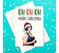 Oh Oh Oh - Merry Christmas - Nessa, Gavin and Stacey - Funny Christmas Card (A6)