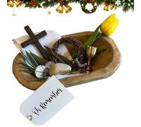 Oh Remember Kit- Symbols of The Easter Resurrection,Handmade “Oh Remember”Faith Keepsake Set, Christian Easter Decor Tray Set, Religious Keepsake Collection for Holy W ible Decoration (#1)