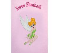Oh Sew Simple Tinkerbell Personalised Applique Super Soft Fleece Blanket (Pink)