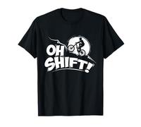 Oh Shift! - Bicycle T-Shirt for Bike Riders & Cyclists T-Shirt