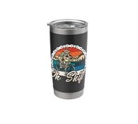 Oh Shift Retro Single Track Off-Road Cycling Mountain Bike Stainless Steel Insulated Tumbler