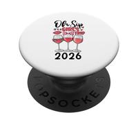 Oh Sip It's A Girls Trip 2026 Travel Group Party PopSockets Adhesive PopGrip