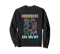 Oh Snap Broken Gingerbread Cookies Sweatshirt