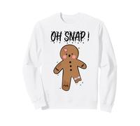 Oh Snap! Funny Nurse Joke Costume Gingerbread Sweatshirt