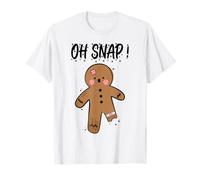 Oh Snap! Funny Nurse Joke Costume Gingerbread T-Shirt