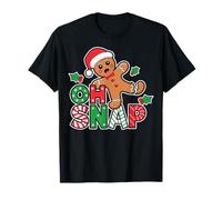 Oh Snap Gingerbread Man Cute Christmas Cookie Baking Team T-Shirt