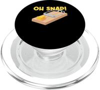Oh Snap! Mouse Trap Cheese PopSockets PopGrip for MagSafe