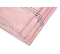 Oh So Bamboo 4 Piece Bedding Set - Rose Quartz - Double - Embroidered Design - 100% Organic Bamboo Viscose Cooling Silky Soft & Smooth - Luxurious Comfort for a Restful Sleep - Hypoallergenic