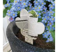 Oh So Precious Paw Print Memorial Garden Plant Marker & Forget Me Not Seeds