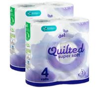 Oh That’s Soft Quilted Super Soft 4pk x Pack of 2 - Thick Luxury Toilet Tissue is Made with Care for You and Your Family from Sustainable Resourced Tissue