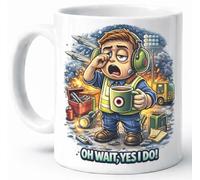 Oh Wait Yes I Do Funny RAF Ground Crew Ceramic Coffee Tea Cup Gift Mug