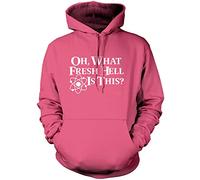 Oh What Fresh Hell is This Unisex Hoodie - Pink Medium
